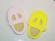 baby shoes cookies