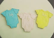 baby onesie cookies