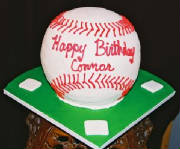 3d baseball cake