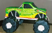 monster truck cake