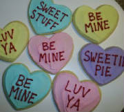 sweet heart sugar cookies