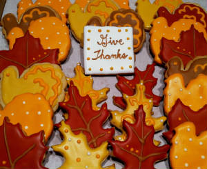 Thanksgiving cookies